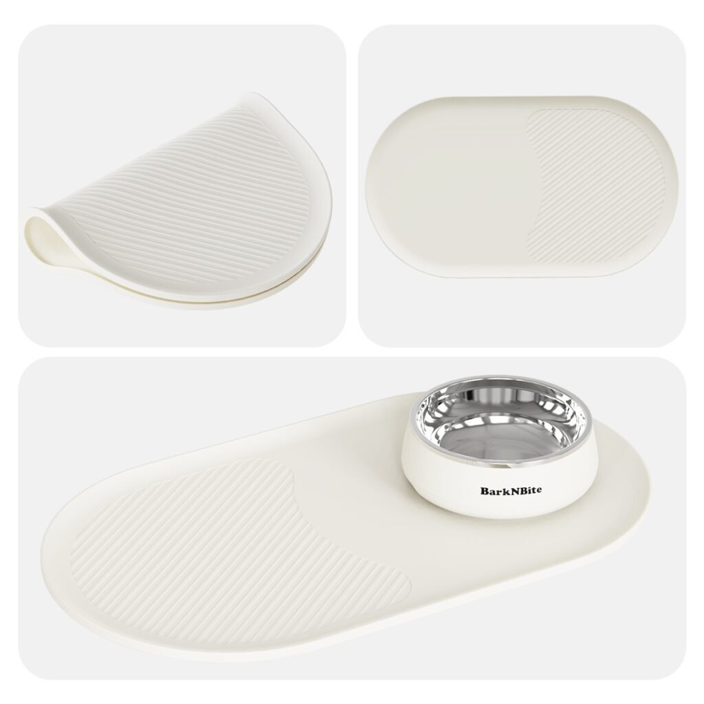 Pet silicone placemat Multi-angle view