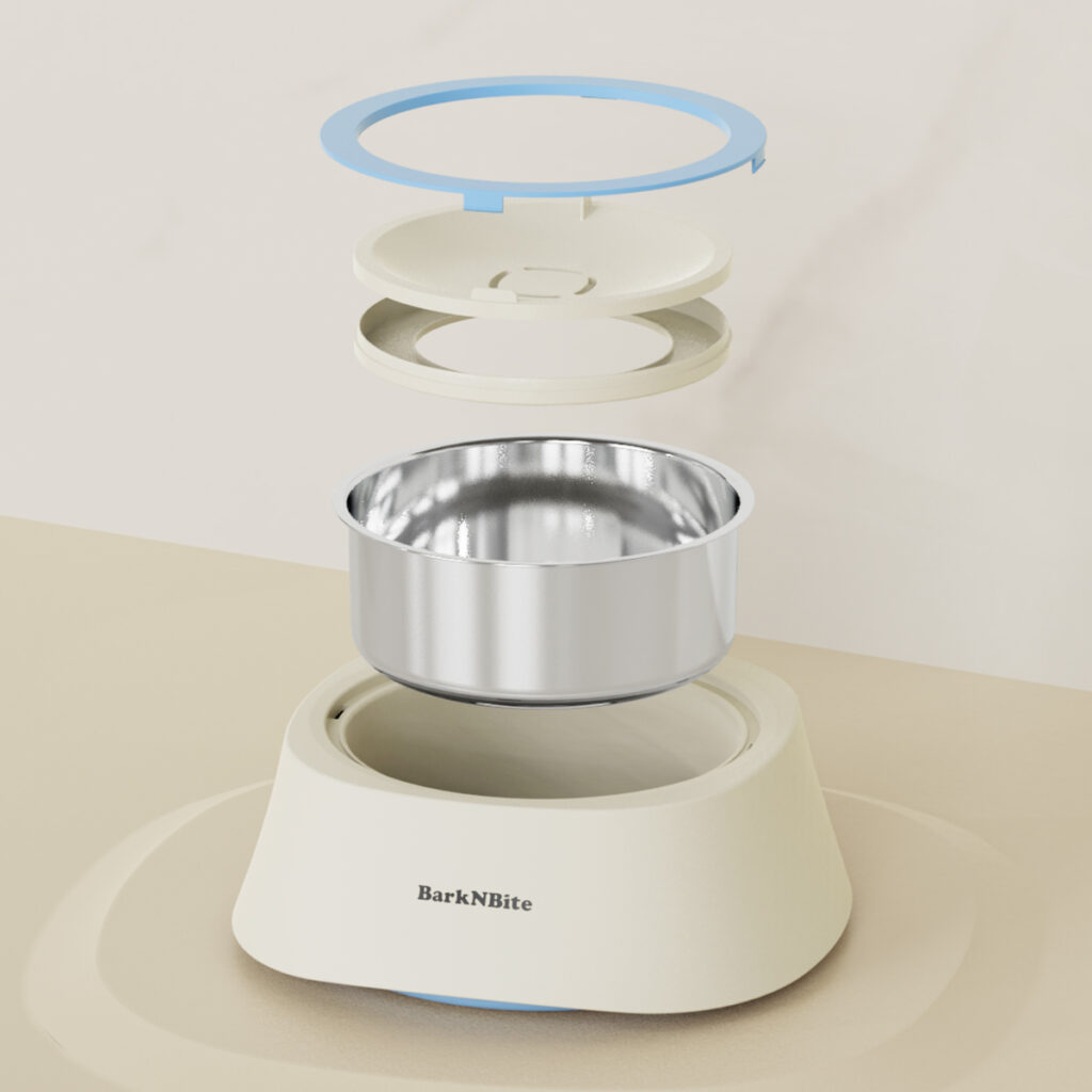 Pet floating water bowl Unique Original Design