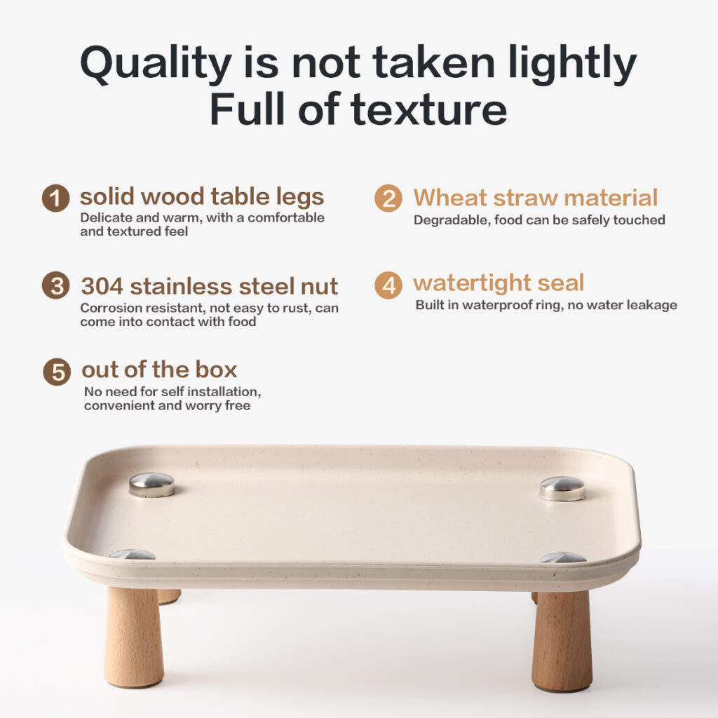 Small Pet Height-Increasing Bowl Rack Unique Original Design