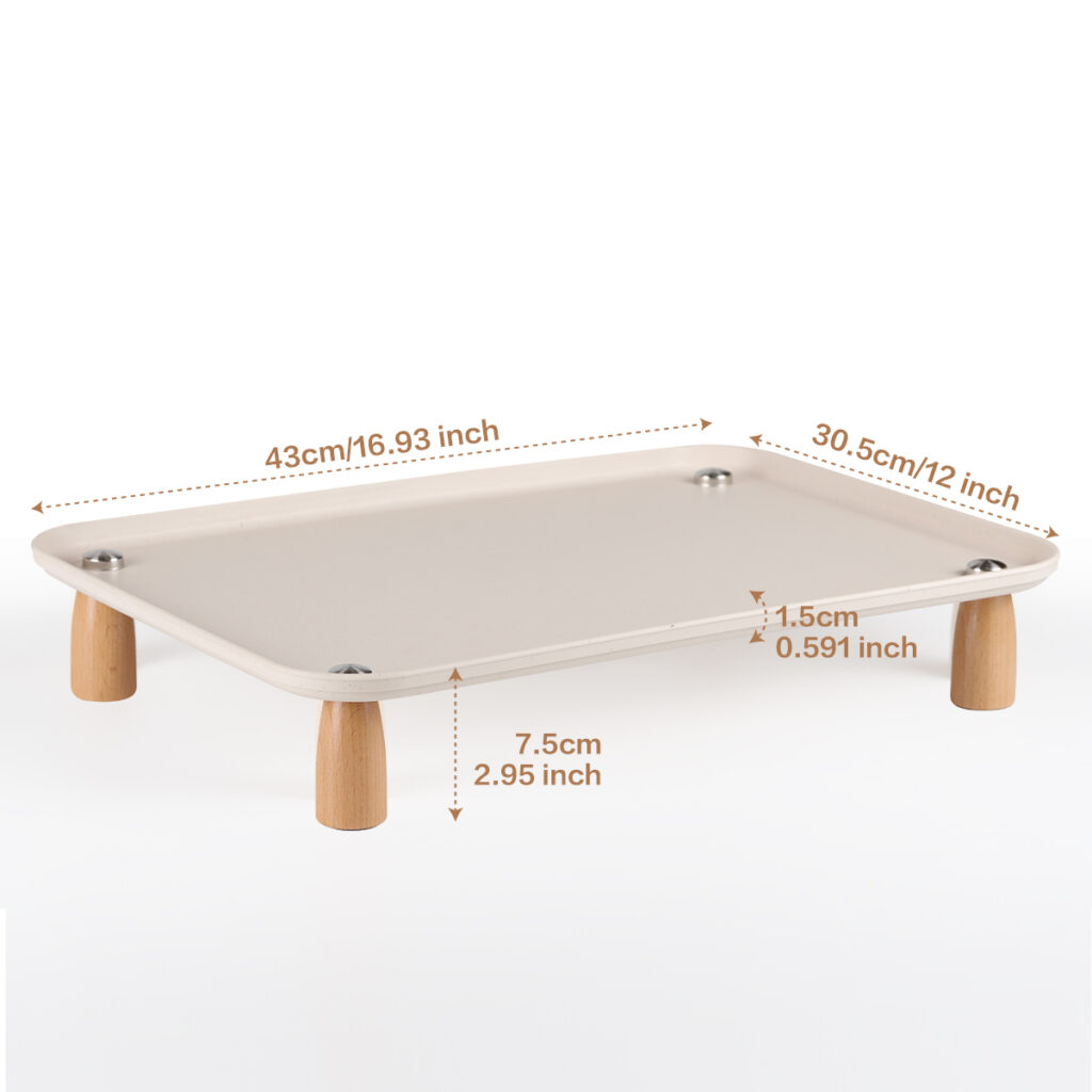 Pet height-increasing bowl rack weight