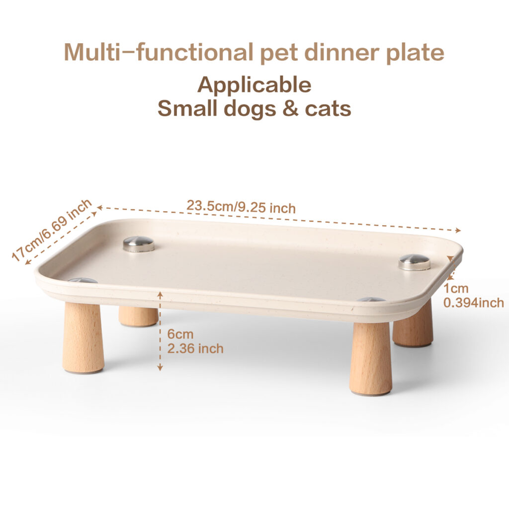 Small Pet Height-Increasing Bowl Rack weight