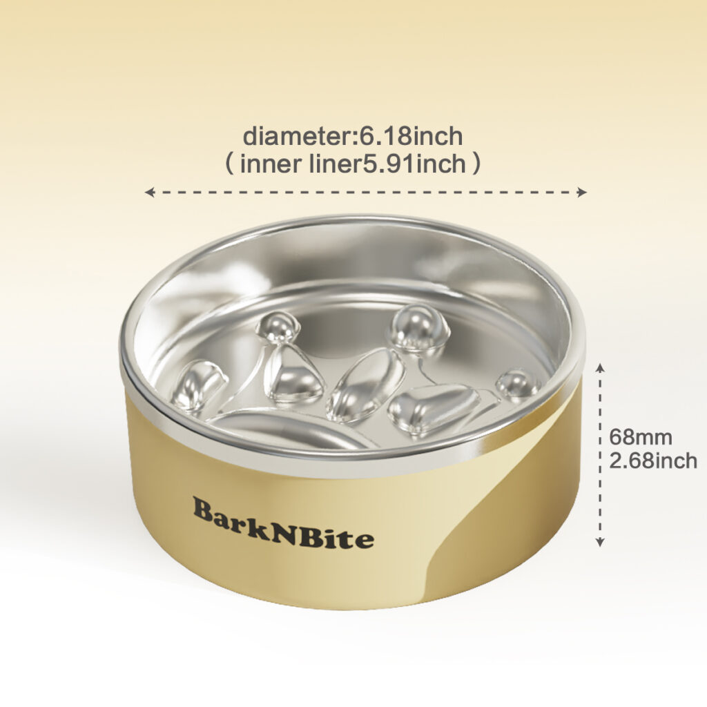 Pet slow feeder bowl weight