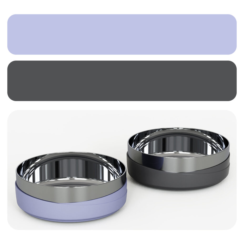Three-layer composite weighted pet bowl Colors currently on sale