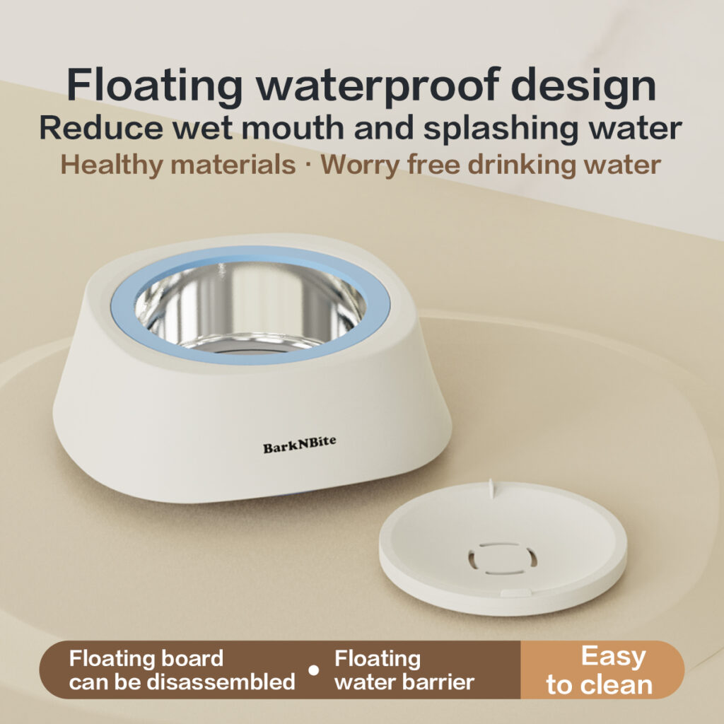 Pet floating water bowl