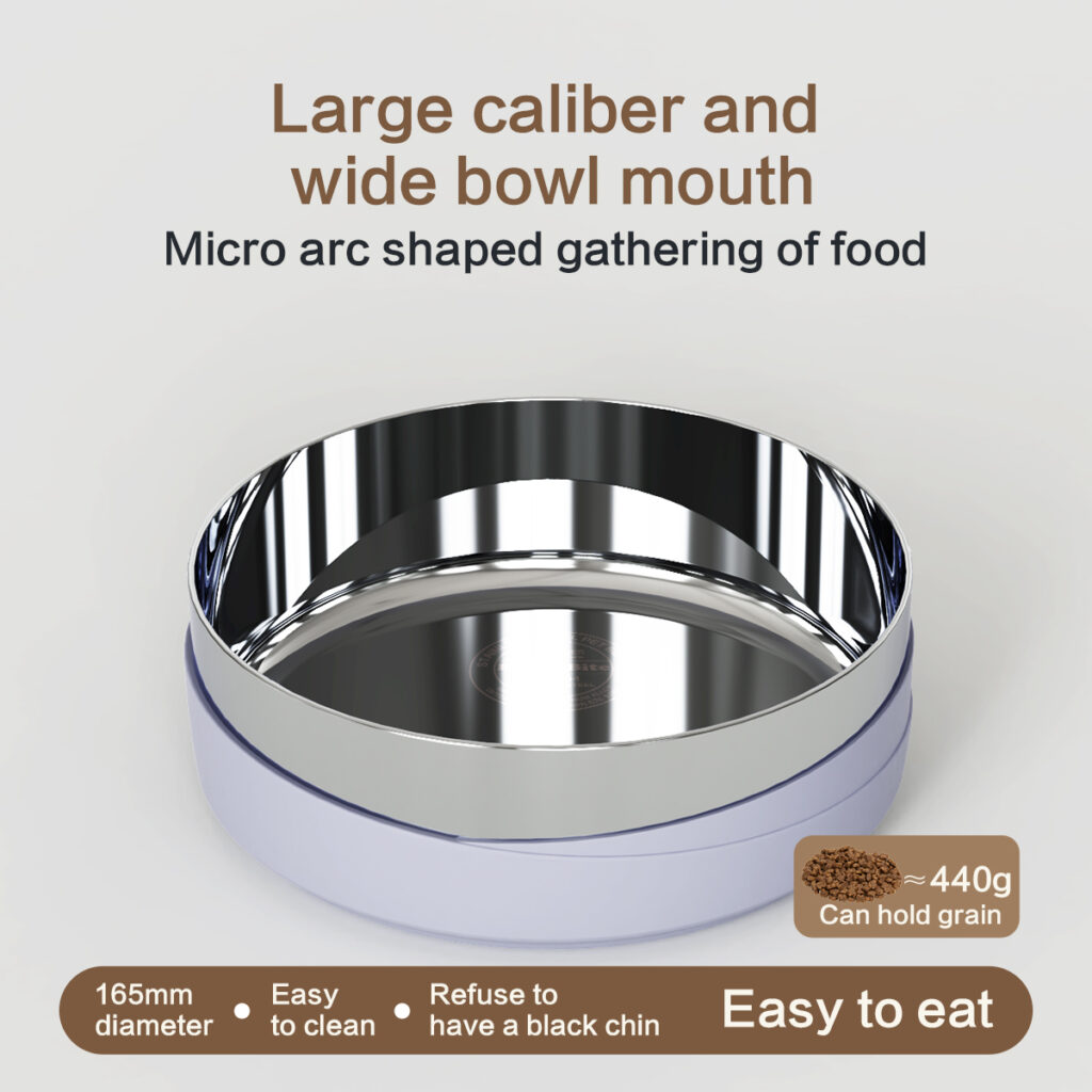 Three-layer composite weighted pet bowl