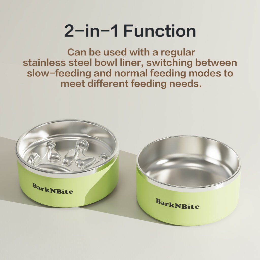 Pet slow feeder bowl