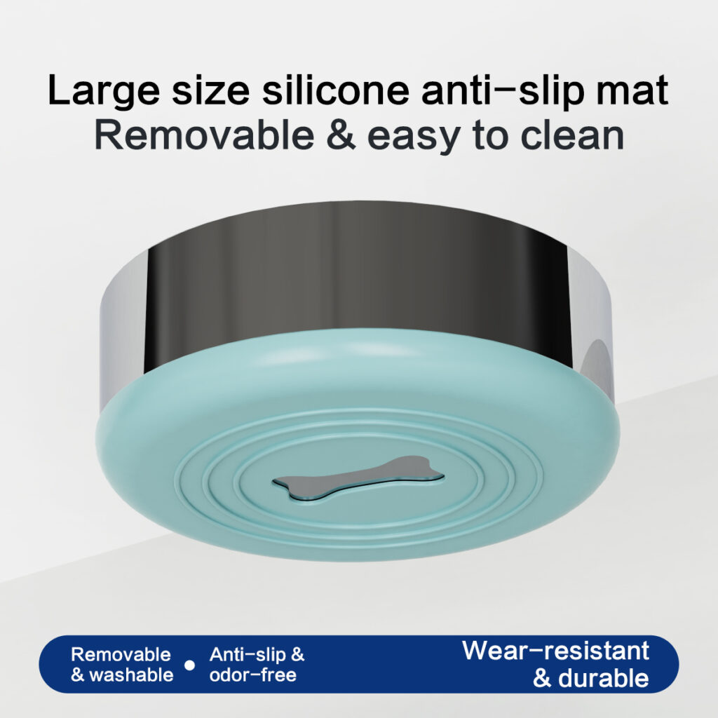 Three-layer composite weighted pet bowl