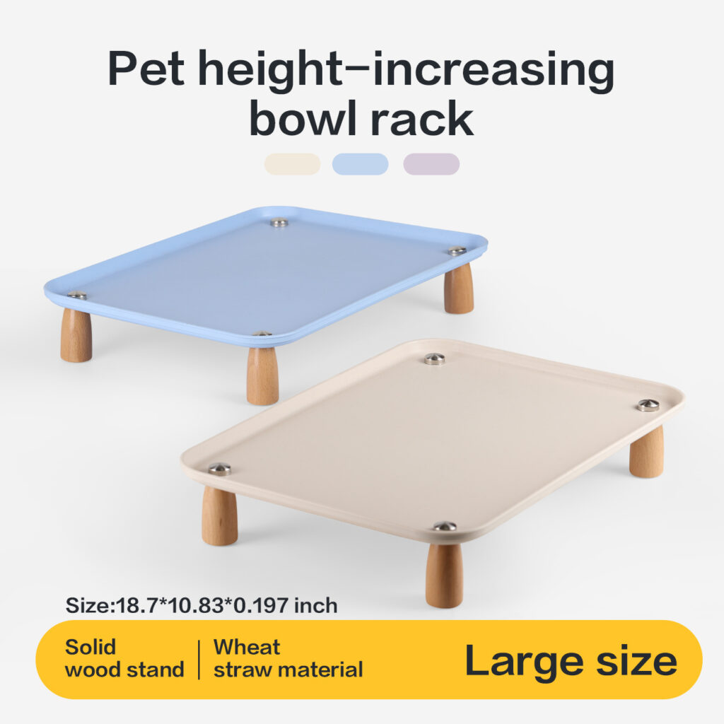 Pet height-increasing bowl rack